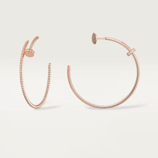 [Gaonasi Jewelry]JUSTE FULL DIAMOND LARGE EARRINGS
