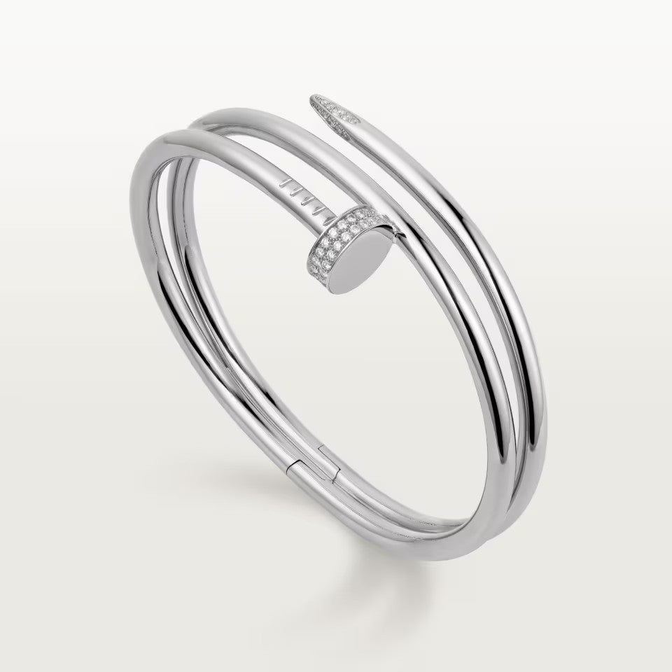 [Gaonasi Jewelry]JUSTE BRACELET 3.5MM DOUBLE ROW DIAMOND