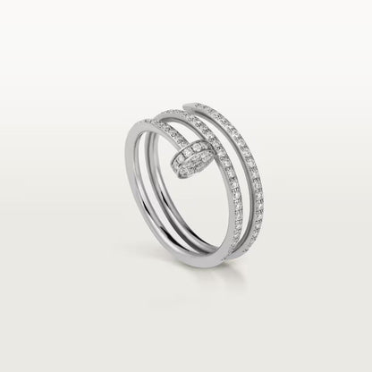 [Gaonasi Jewelry]JUSTE RING 4.8MM FULL DIAMOND
