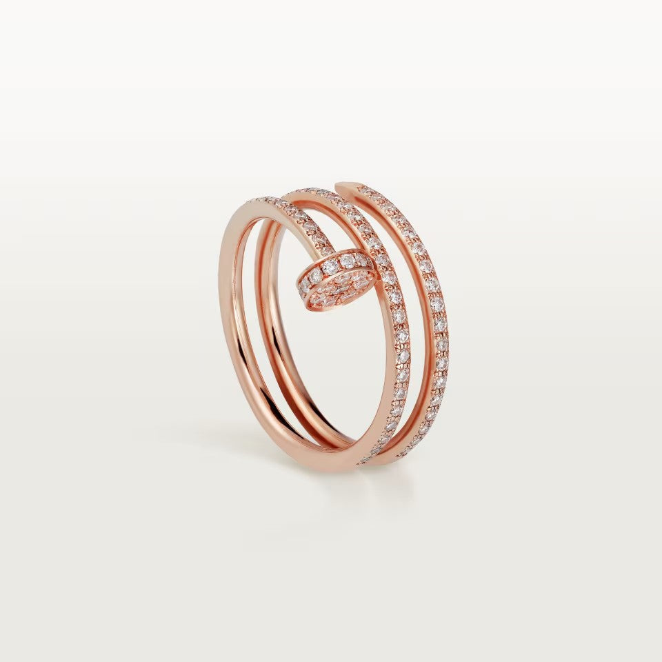 [Gaonasi Jewelry]JUSTE RING 4.8MM FULL DIAMOND