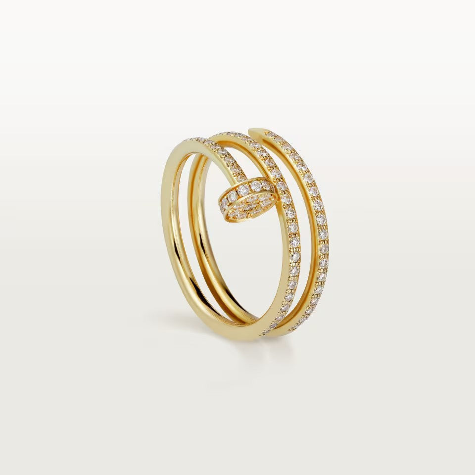 [Gaonasi Jewelry]JUSTE RING 4.8MM FULL DIAMOND