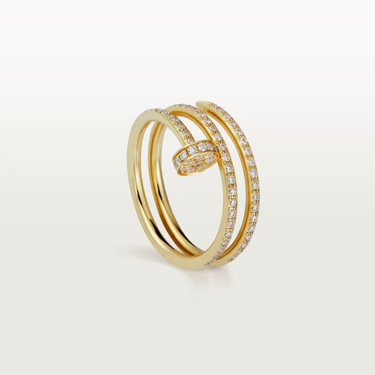 [Gaonasi Jewelry]JUSTE RING 4.8MM FULL DIAMOND