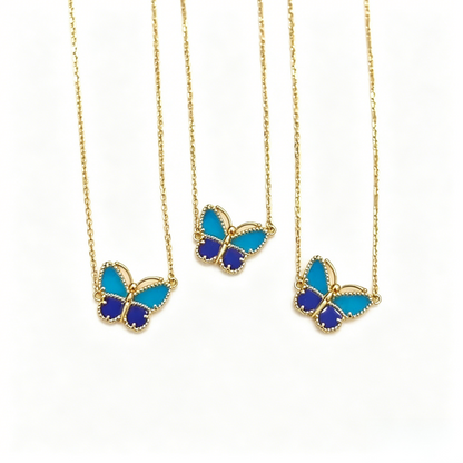 [GAONASI] 2026 NEW LUCKY BUTTERFLY 1 MOTIFS NECKLACE