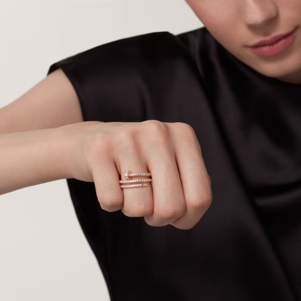 [Gaonasi Jewelry]JUSTE RING 4.8MM FULL DIAMOND