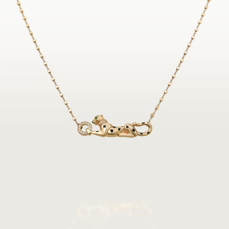 [Gaonasi Jewelry]PANTHERE FULL DIAMOND NECKLACE