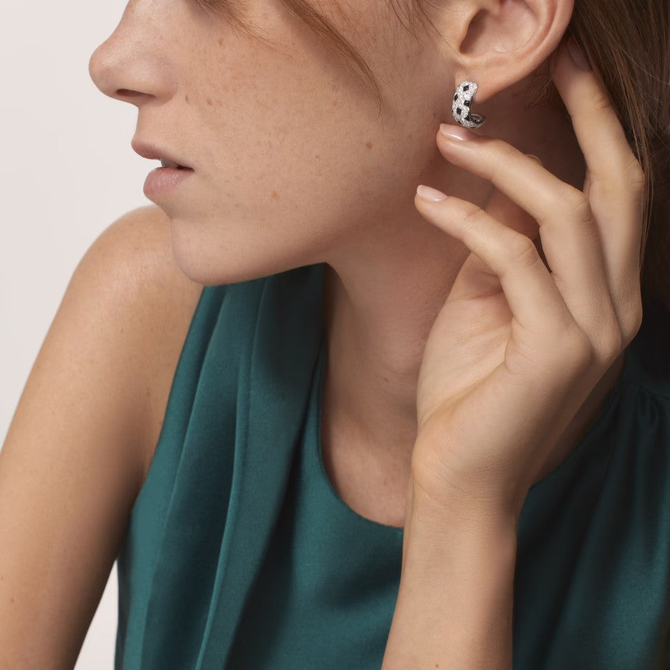 [Gaonasi Jewelry]PANTHERE MINI FULL DIAMOND EARRINGS