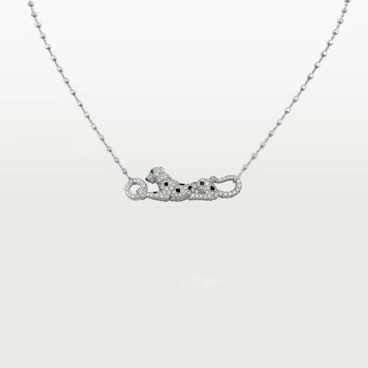 [Gaonasi Jewelry]PANTHERE PAVED DIAMOND NECKLACE