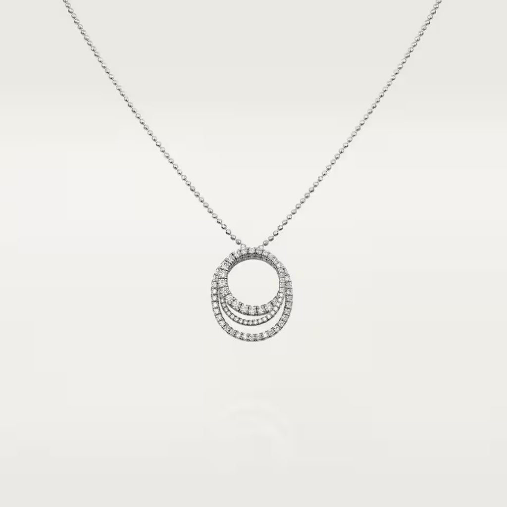 [Gaonasi Jewelry]ETINCELLE  FULL DIAMOND NECKLACE