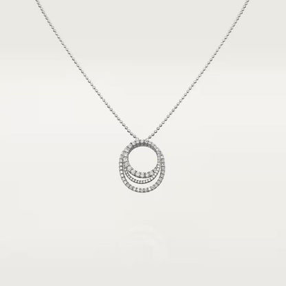[Gaonasi Jewelry]ETINCELLE  FULL DIAMOND NECKLACE