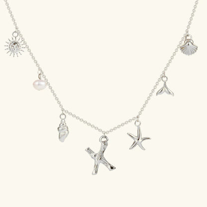 [Gaonasi]Avaria Ocean Initial Necklace