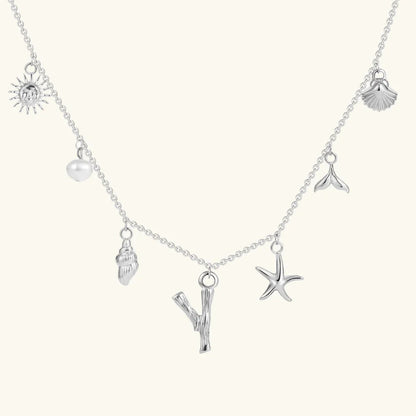 [Gaonasi]Avaria Ocean Initial Necklace
