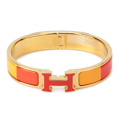 [Gaonasi]H BRACELET ORANGE RAINBOW CERAMIC