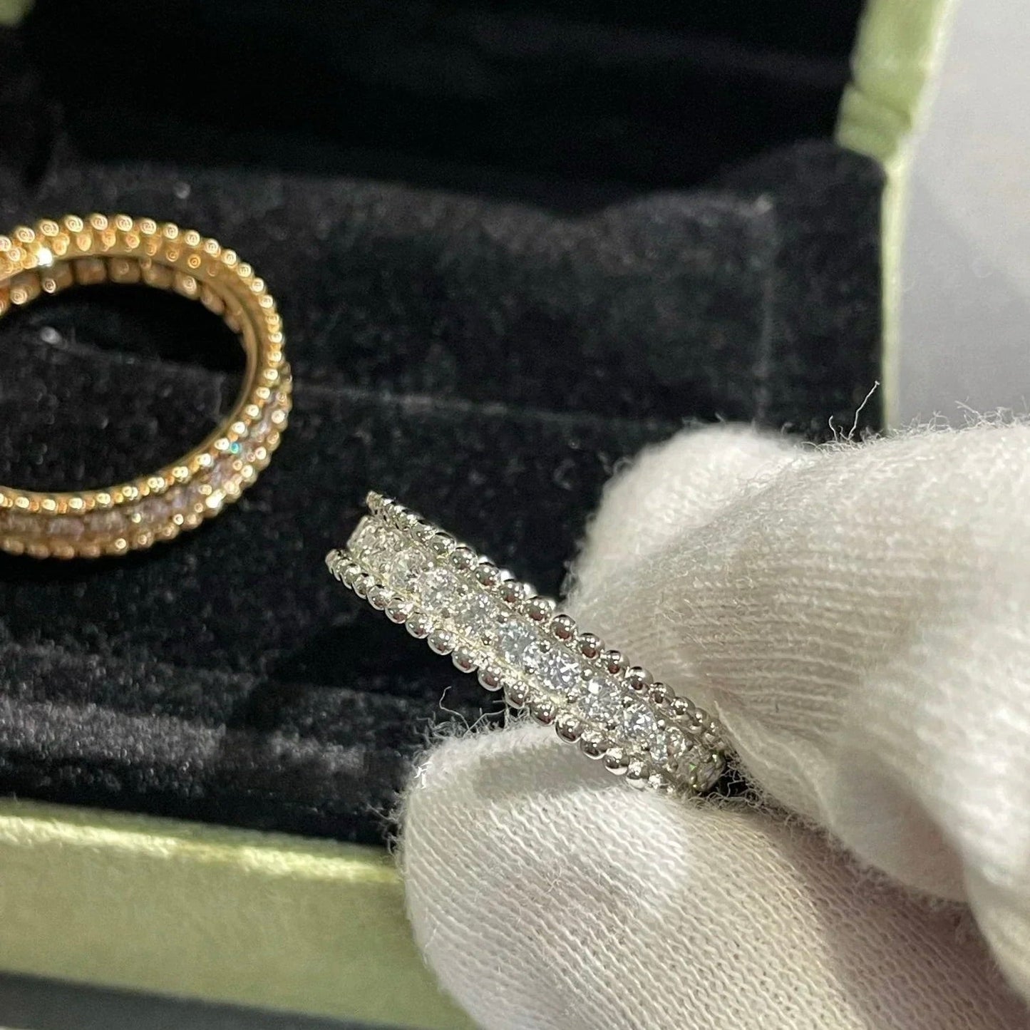 [Gaonasi]PERLEE DIAMOND SILVER RING
