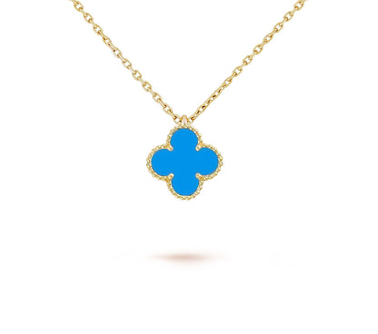 [Gaonasi]CLOVER MINI 9.5MM CARNELIANS NECKLACE COLLECTION