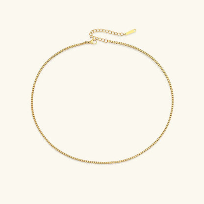 [Gaonasi]Danica Box Chain Gold Necklace