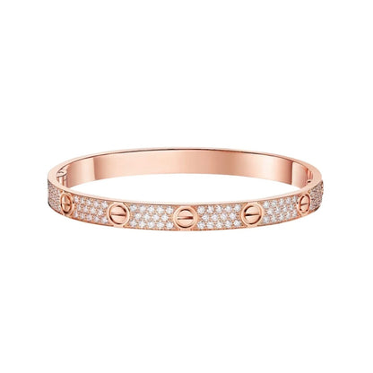 [Gaonasi Jewelry]LOVE BRACELET 6.1MM DIAMOND-PAVED
