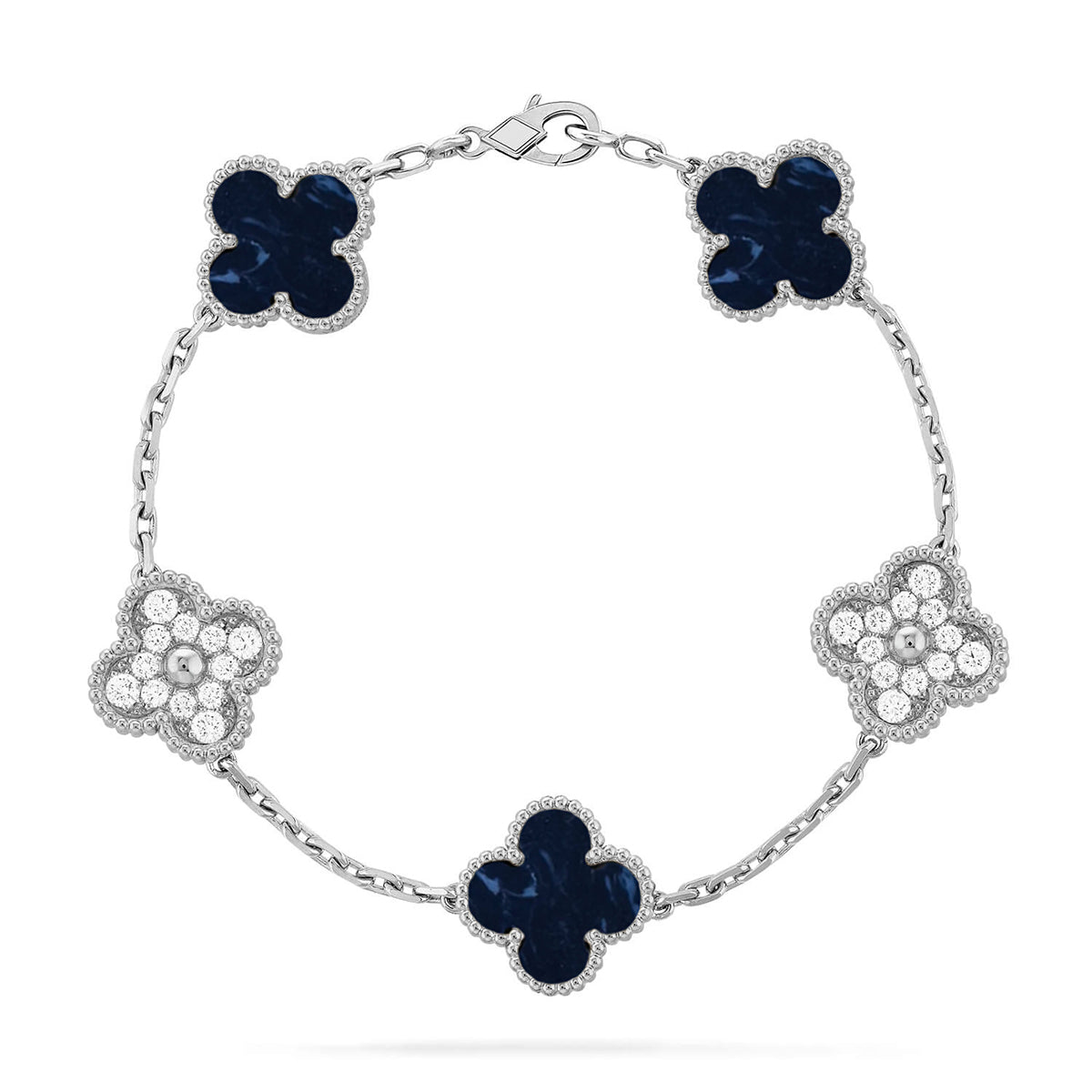 [Gaonasi]CLOVER 5 MOTIF PIETERSITE BRACELET COLLECTION