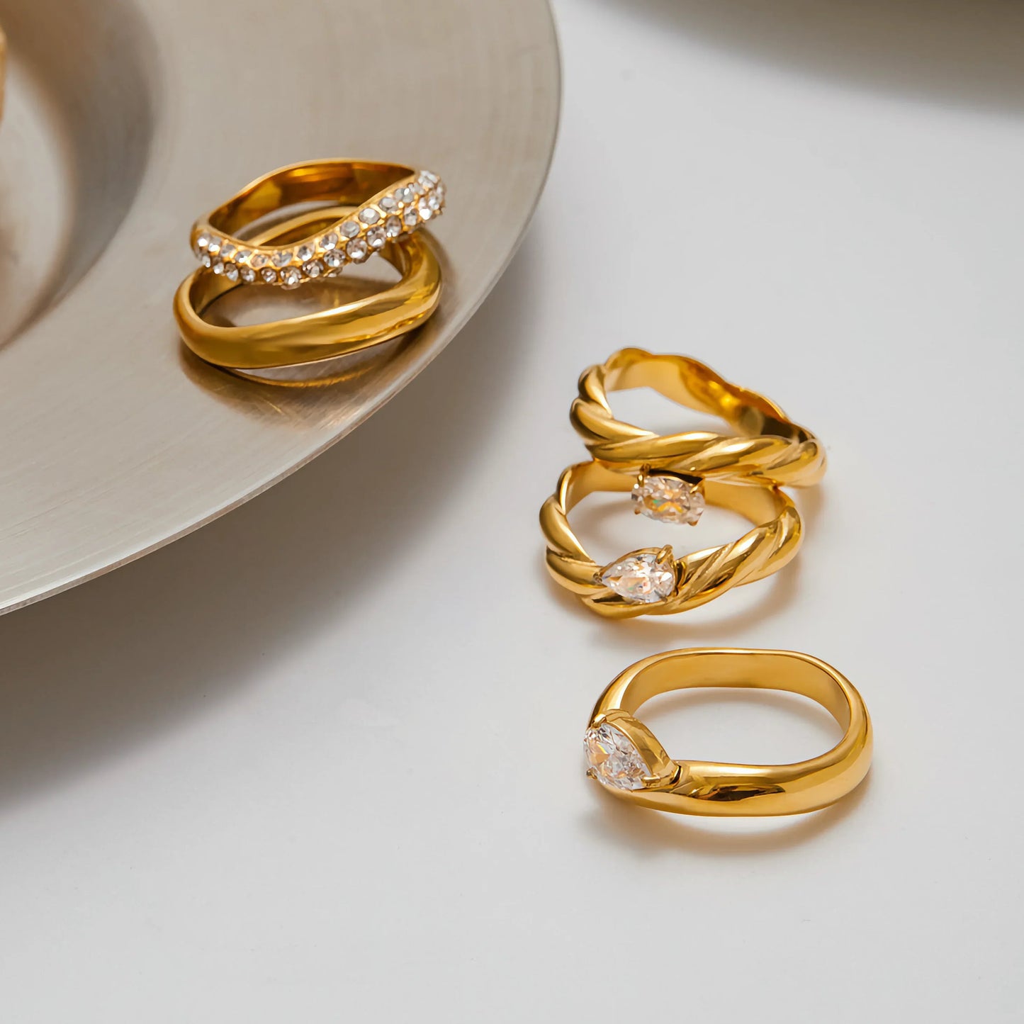 [Gaonasi]Noemi Curated Ring Stack Collection