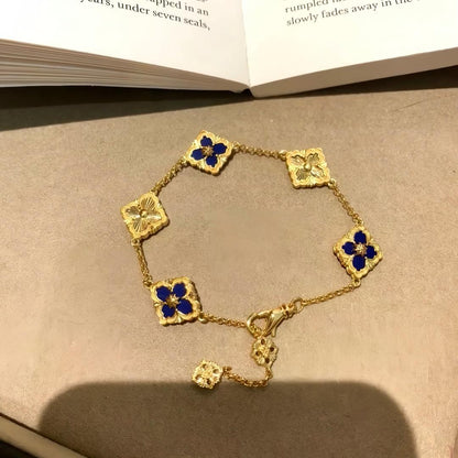 [Cadisa JEWELRY] OPERA 5 MOTIFS TULLE ENAMEL BRACELET