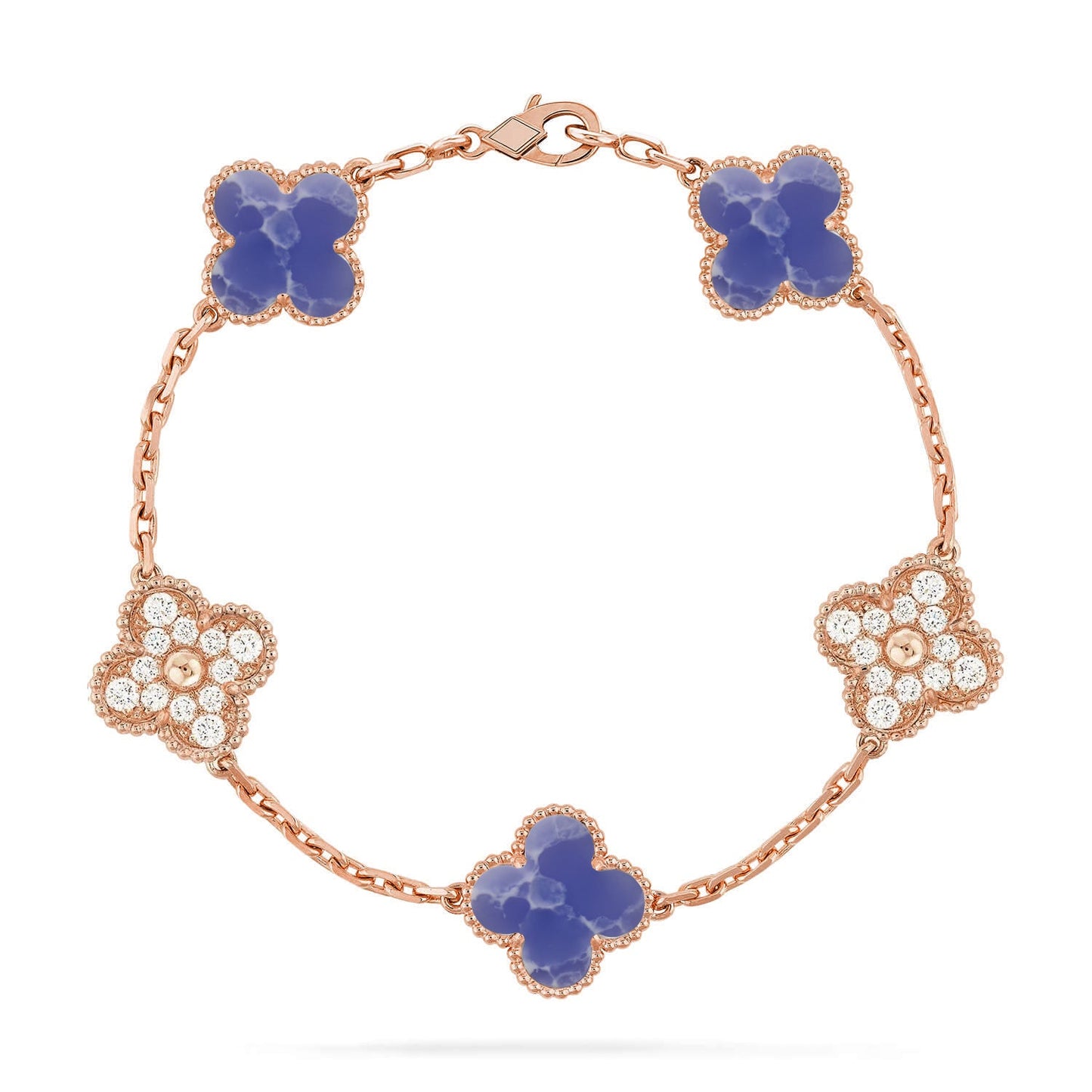 [Gaonasi]CLOVER 5 MOTIF BLUE VEINS BRACELET COLLECTION