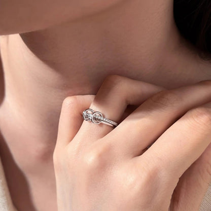 [Gaonasi]Adela Stacked Diamond Ring