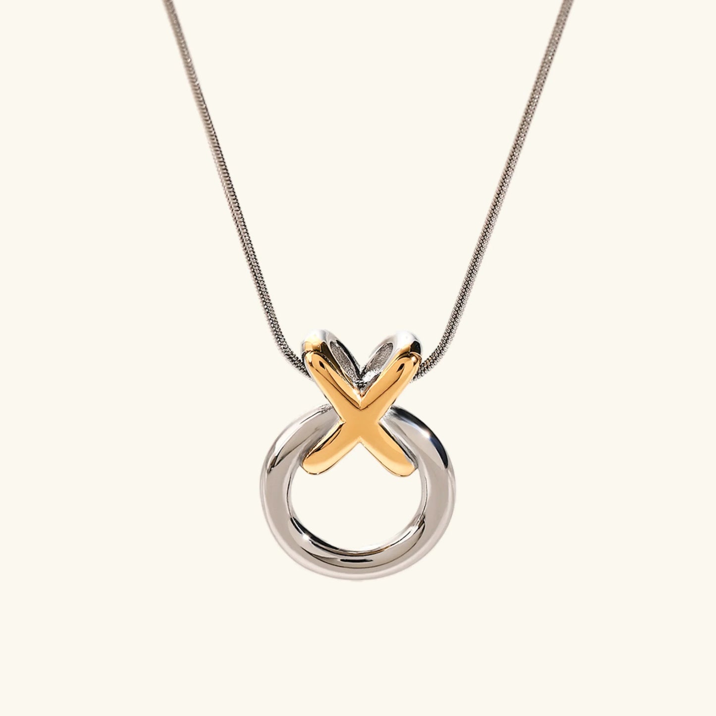 [Gaonasi]Mirabelle Ring Knot Necklace