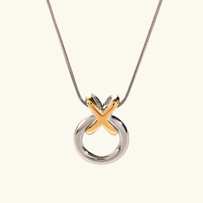 [Gaonasi]Mirabelle Ring Knot Necklace