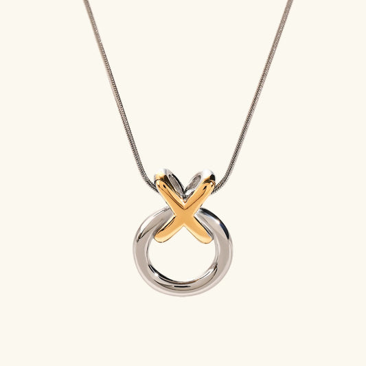 [Gaonasi]Mirabelle Ring Knot Necklace