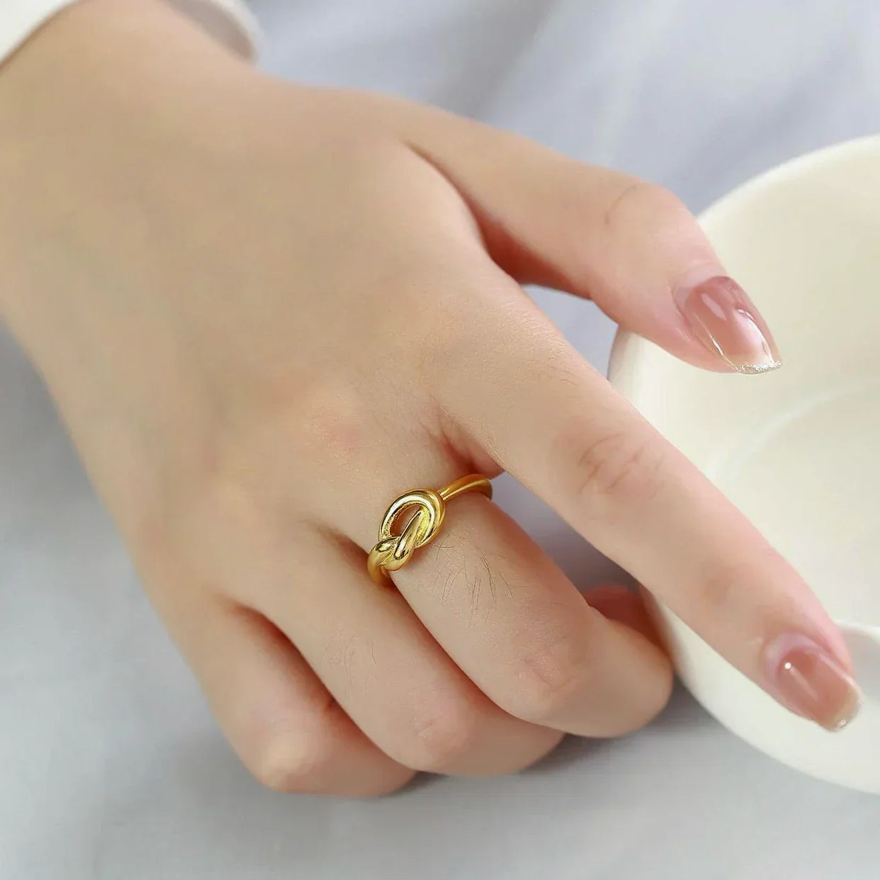 [Gaonasi]Bellara Gold Knot Ring