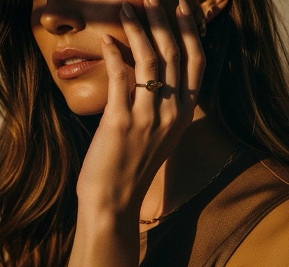[Gaonasi]Bellara Gold Knot Ring