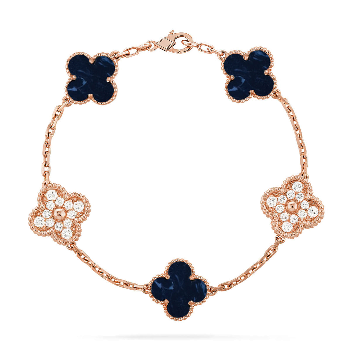 [Gaonasi]CLOVER 5 MOTIF PIETERSITE BRACELET COLLECTION