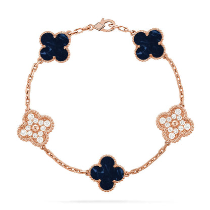 [Gaonasi]CLOVER 5 MOTIF PIETERSITE BRACELET COLLECTION
