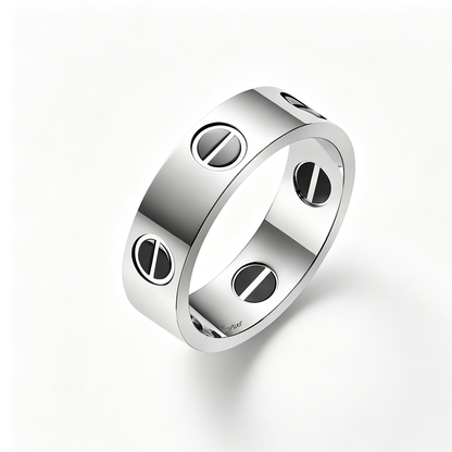 [Gaonasi Jewelry]LOVE RING 5.5MM NO DIAMONDS  CERAMIC