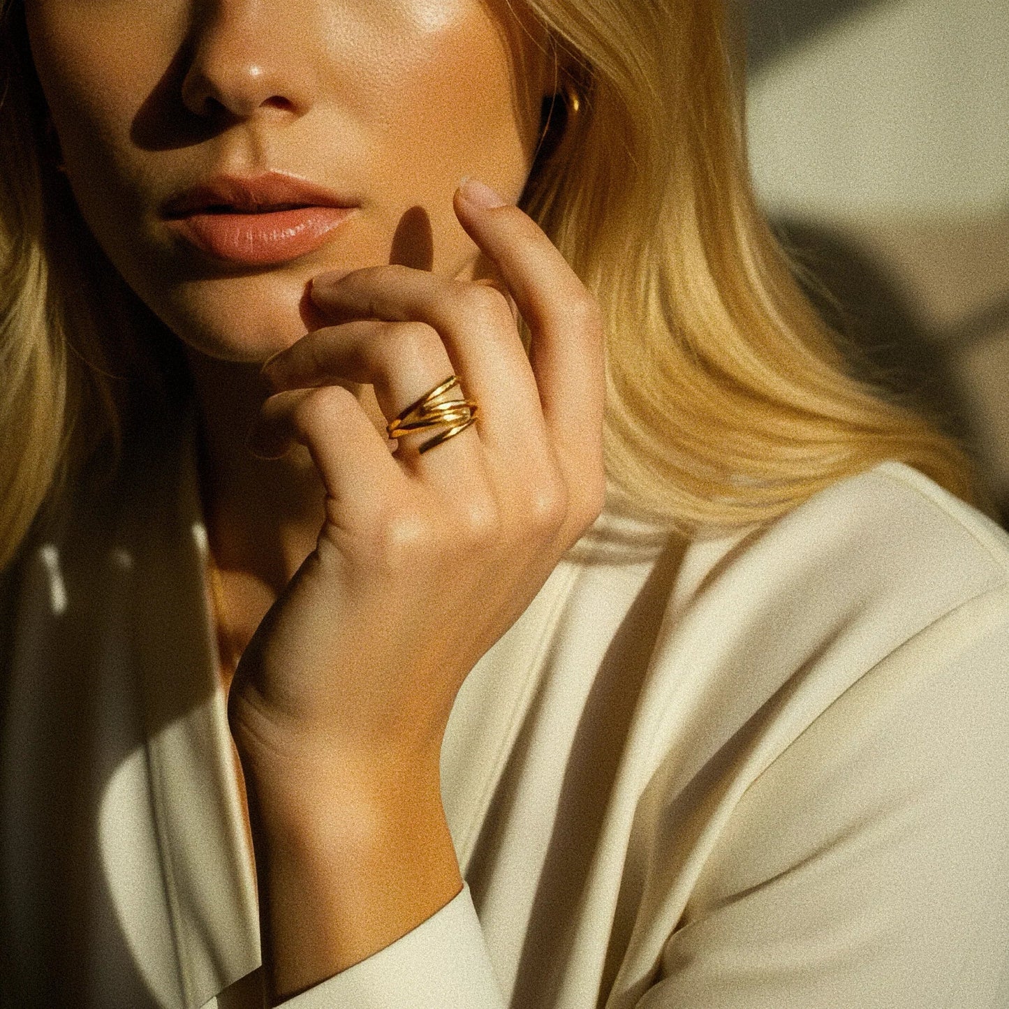 [Gaonasi]Shay Contemporary Gold Ring