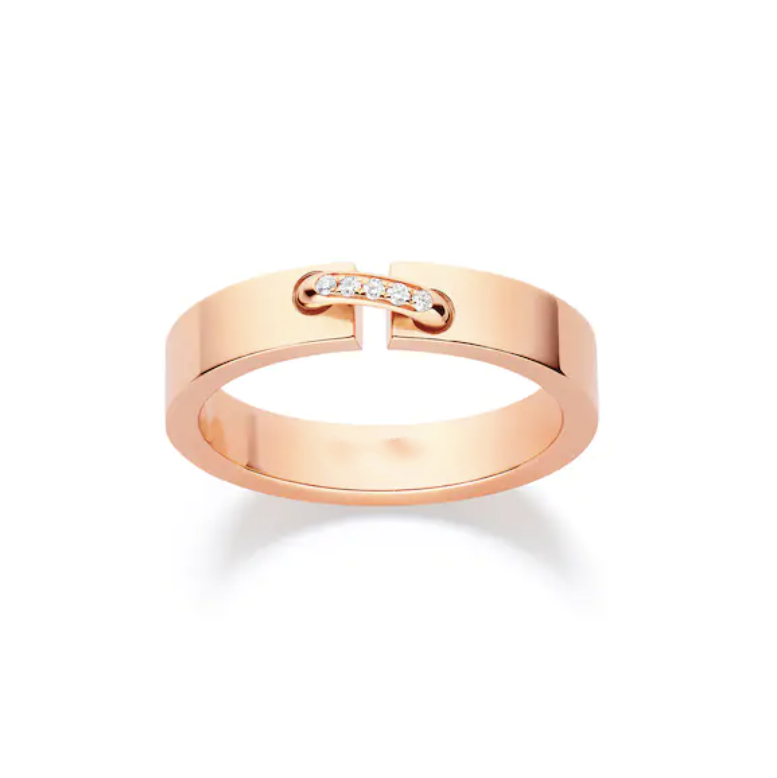 [Gaonasi]ALLIANCE LIENS VIDENCE DIAMOND 4MM RING