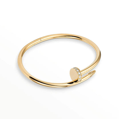[Cadisa] LOVE Classic & JUSTE Diamond Bracelet Stack Set