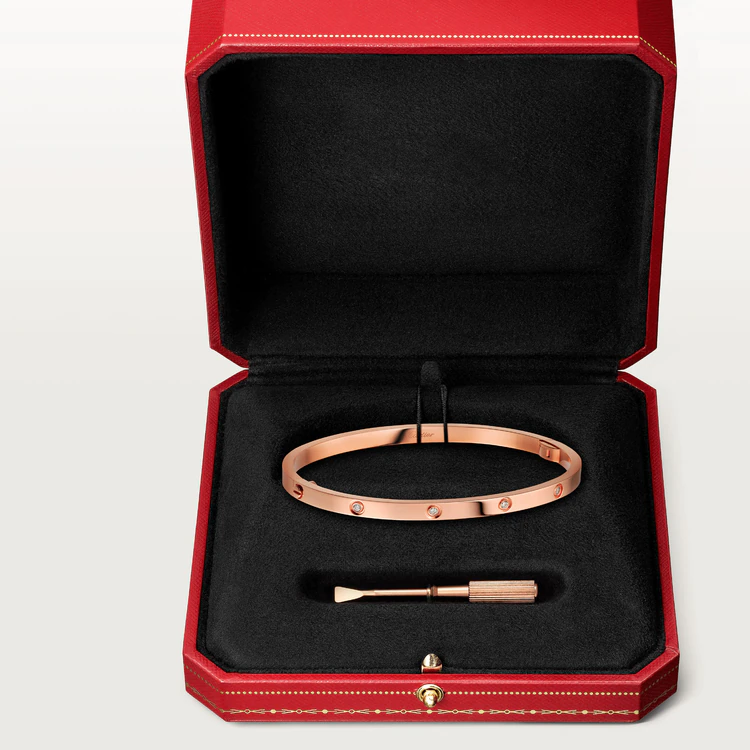 [Gaonasi Jewelry]LOVE BRACELET 3.65MM 10 DIAMONDS