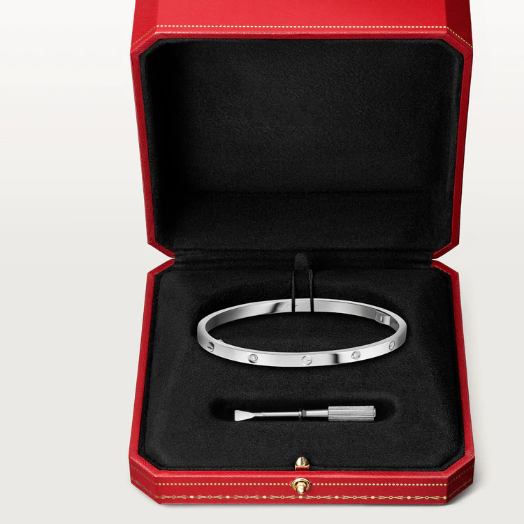 [Gaonasi Jewelry]LOVE BRACELET 3.65MM 6 DIAMONDS