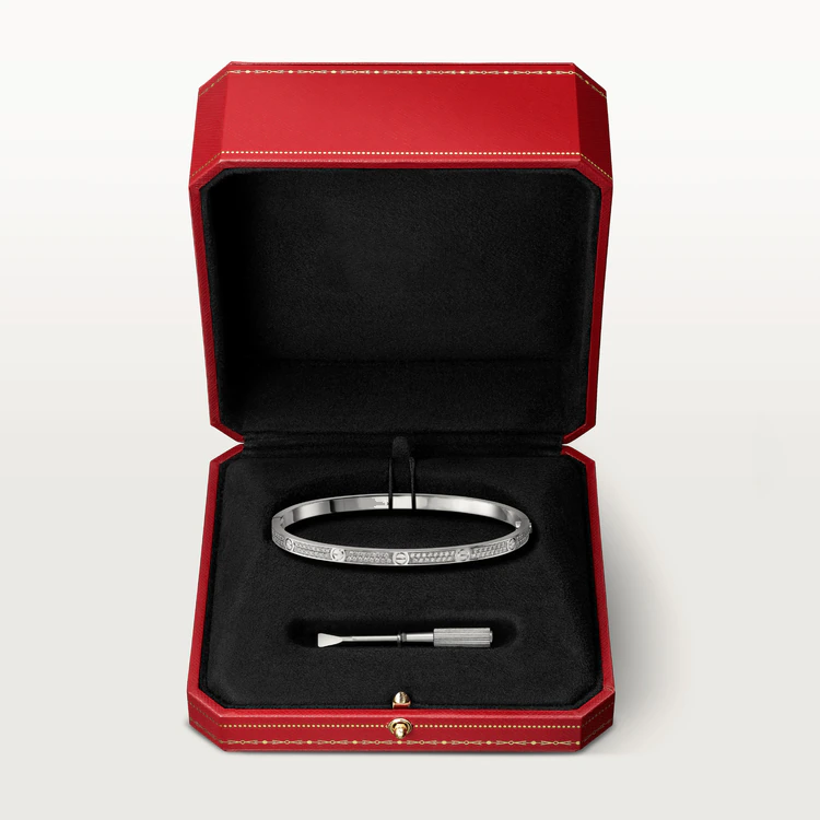 [Gaonasi Jewelry]LOVE BRACELET 3.65MM DIAMOND-PAVED