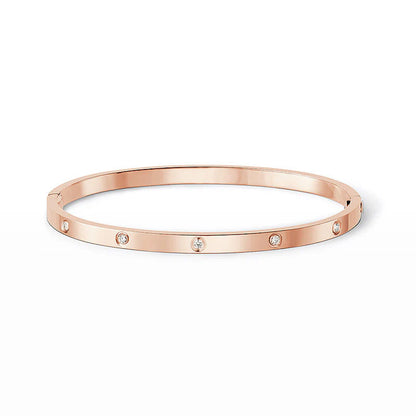 [Gaonasi Jewelry]LOVE BRACELET 3.65MM 10 DIAMONDS