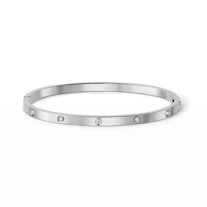 [Gaonasi Jewelry]LOVE BRACELET 3.65MM 10 DIAMONDS