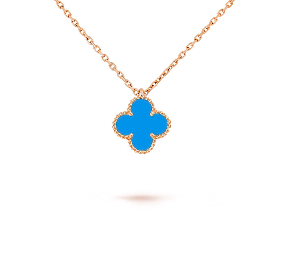 [Gaonasi]CLOVER MINI 9.5MM CARNELIANS NECKLACE COLLECTION