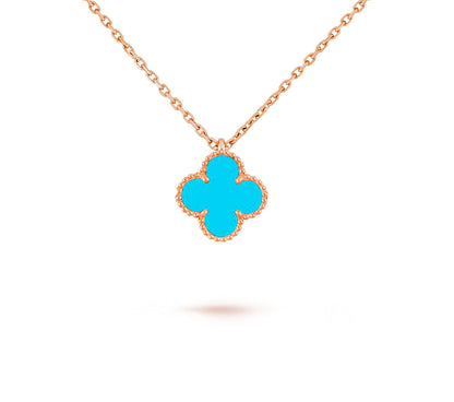 [Gaonasi]CLOVER MINI 9.5MM CARNELIANS NECKLACE COLLECTION