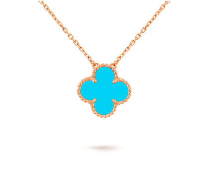 [Gaonasi]CLOVER 15MM SINGLE FLOWER NECKLACE COLLECTION