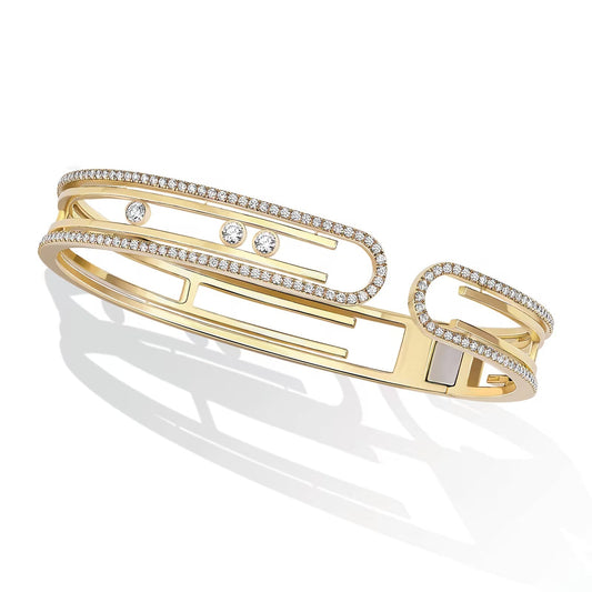 [Cadisa]MOVE 10TH PAVED DIAMOND BRACELET