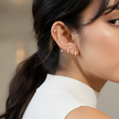 [Gaonasi]Essential Diamond Earrings Bundle