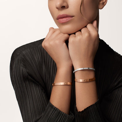 [Gaonasi Jewelry]LOVE BRACELET 6.1MM BRUSHED