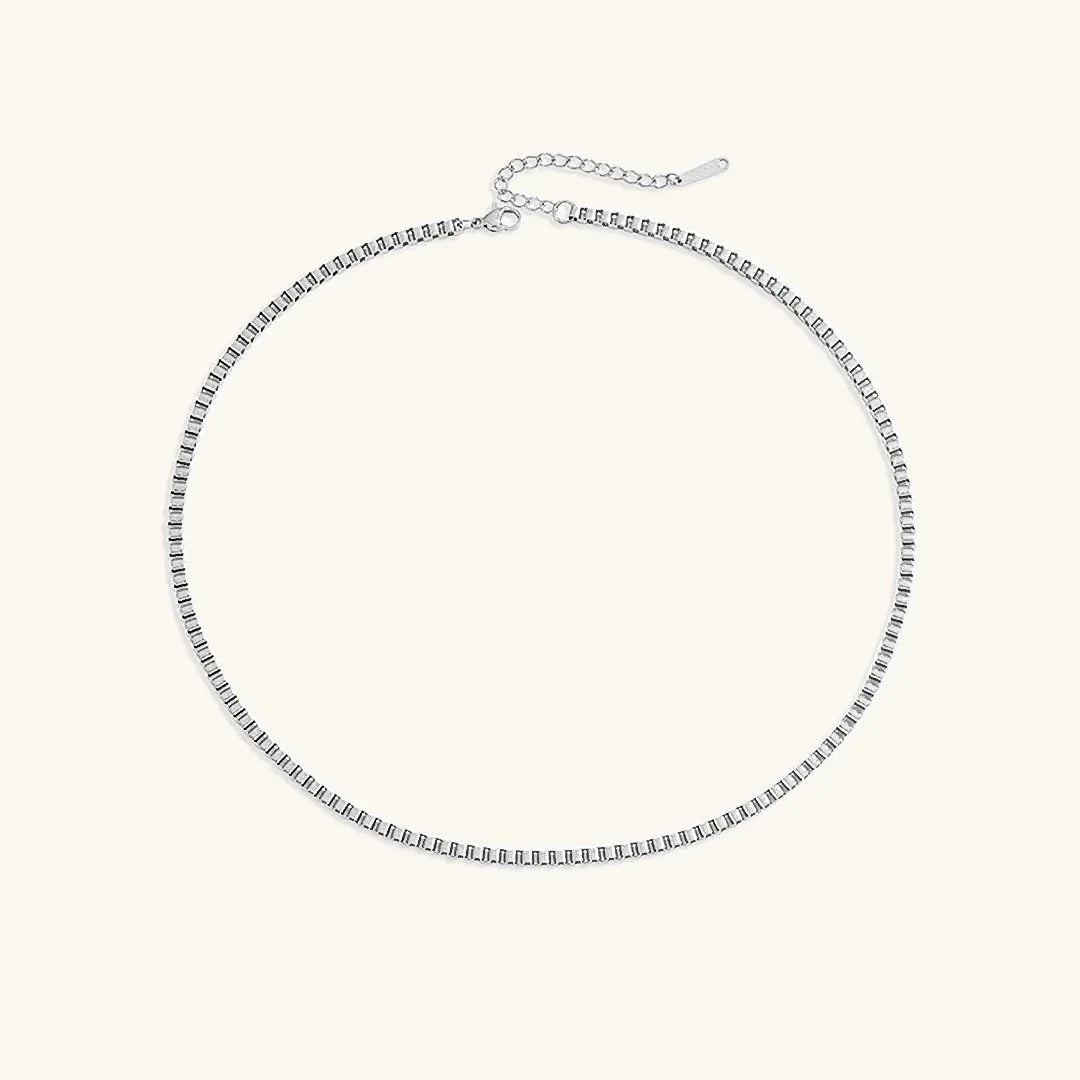 [Gaonasi]Danica Box Chain Gold Necklace