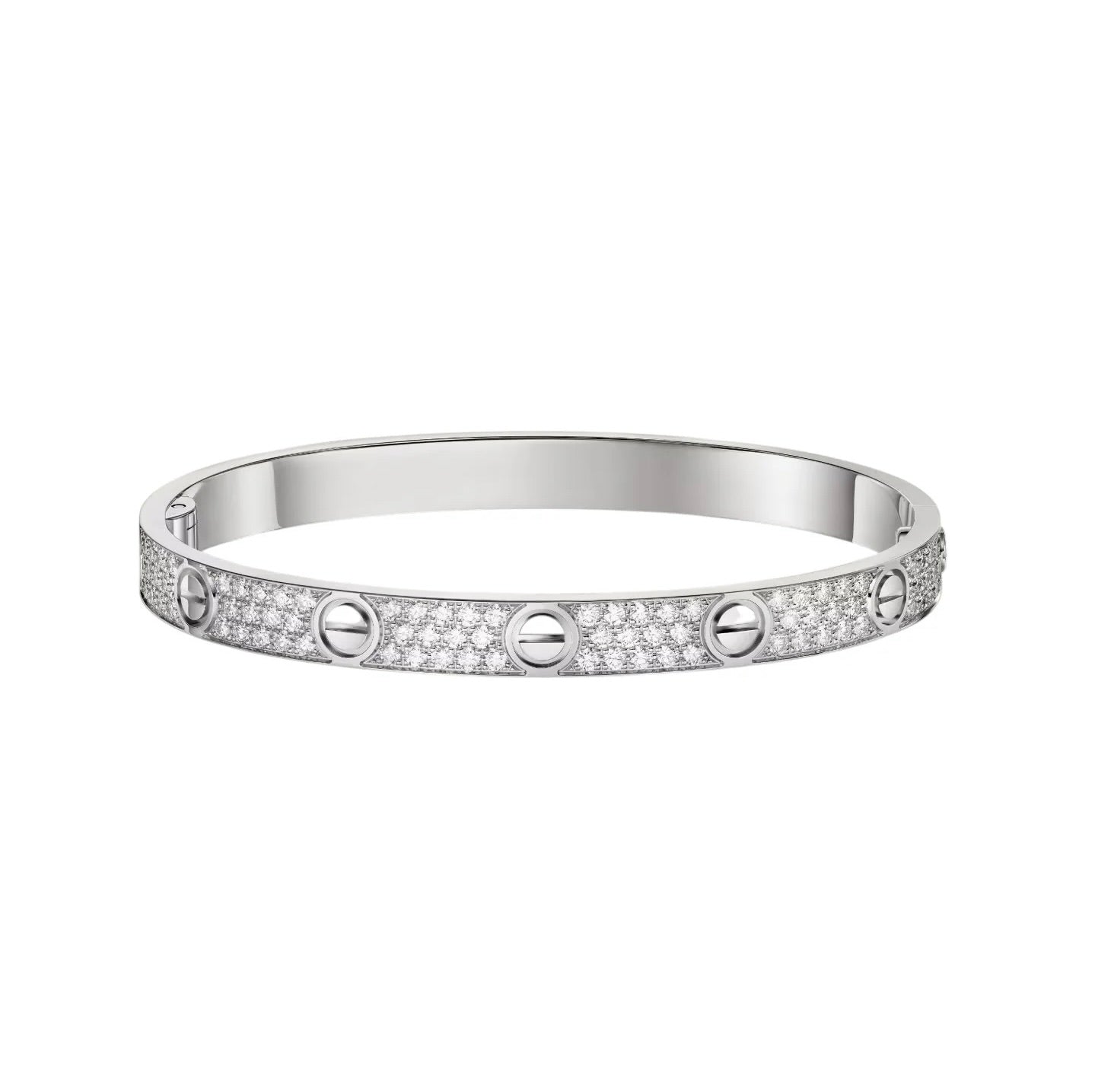 [Gaonasi Jewelry]LOVE BRACELET 6.1MM DIAMOND-PAVED