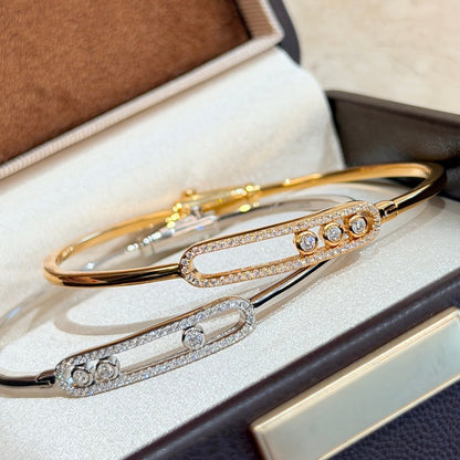 [Cadisa]Move Pavé Diamond Bangle Bracelet M